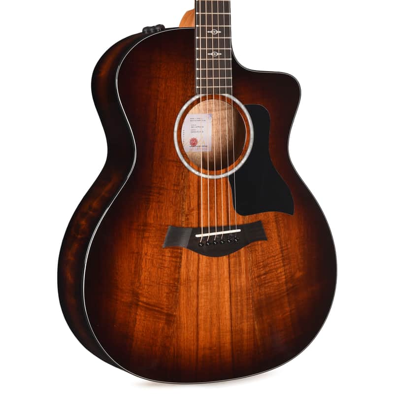 Taylor 224ce-K DLX Grand Auditorium Hawaiian Koa Shaded Edgburst ES2 (Serial #2211275459) image 1