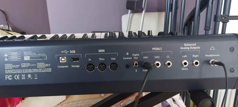 Kurzweil PC3A6 61-Key Digital Workstation Synthesizer 2010s - Black image 1