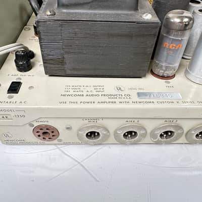 Vintage Newcomb K4R-1250 6550 Tube Amplifier image 8