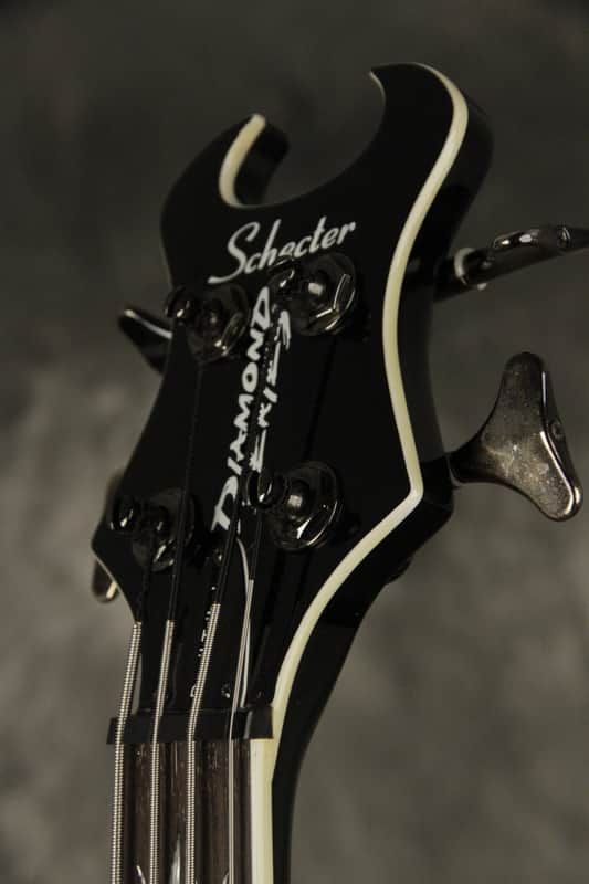 Schecter Diamond Series DEVIL TRIBAL BASS Black | Reverb UK