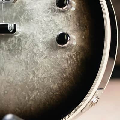 ESP Custom Shop Original Series Eclipse Electric Guitar - Silver Liquid Metal Burst with Hardshell Case image 10