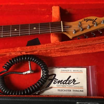 LEFTY! Vintage 1972 Fender Telecaster Thinline Natural Nitro Semi-Hollow Chambered Ash Guitar Seth Lover WR 6.3 lb HSC image 18