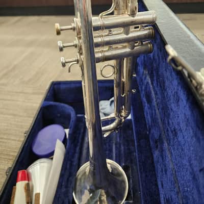 E-Benge Resno-Tempered Bell 3 Los Angeles Trumpet Silver Plated image 8