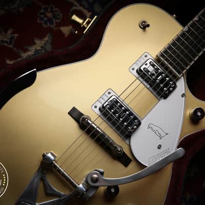 2018 Gretsch G6134T Penguin Limited Edition Casino Gold image 4