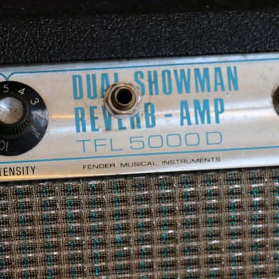 Fender Dual Showman Reverb TFL 5000D Silverface 1969 Black image 8
