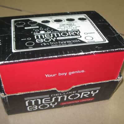 visibly used condition genuine Electro-Harmonix EMPTY CARDBOARD BOX + original Owner's Manual and original Warranty & Registration paperwork ONLY for EXO Deluxe Memory Boy (NO pedal, NO power supply) 2010s- 2020s (specifically from 2013) image 3