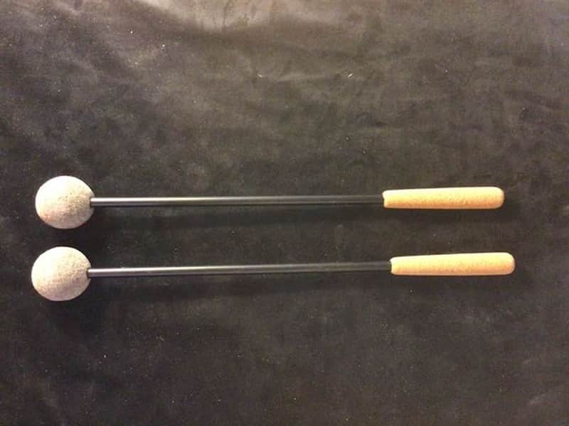 Rohema Percussion - Marimba Mallets Medium Hard Felt Ball (Made In Germany) Pair image 1