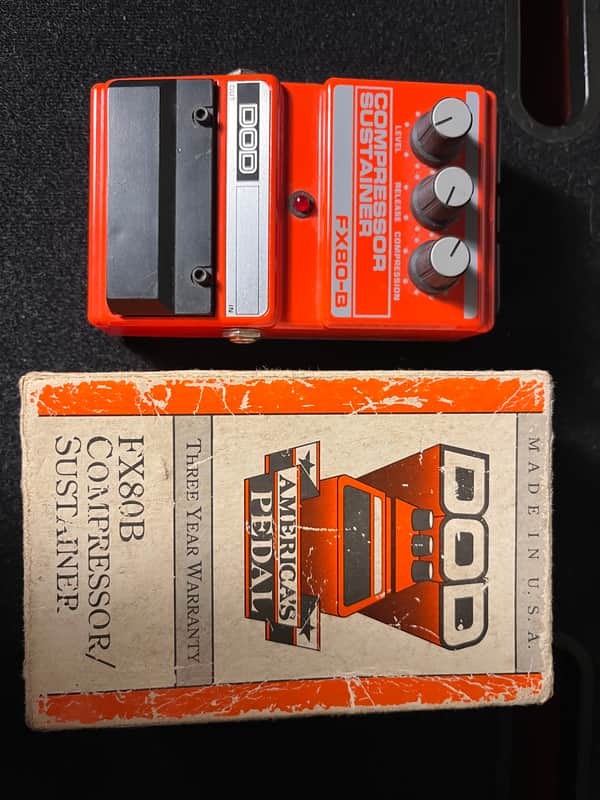 DOD Compressor Sustainer FX80B 1985 - 1996 - Red image 1