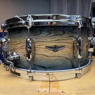 Tama Star Walnut 14x6.5" Snare Drum - Indigo Japanese Sen Burst image 8
