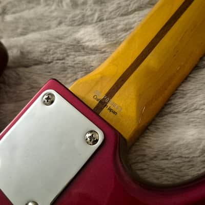 Fender PB-57 / American Special Precision Parts Bass - Candy Apple Red - Partscaster - MIJ / MIA - 4-String Bass image 17