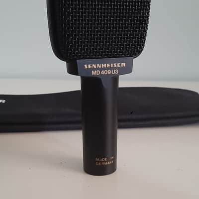 Sennheiser MD409 U3 Cardioid Dynamic Microphone 1990s - Black image 3