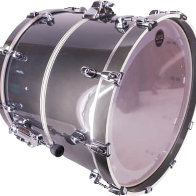 TAMA Starclassic Performer B/B Bass Drum 22" x 18" Gun Metal Stripe image 2