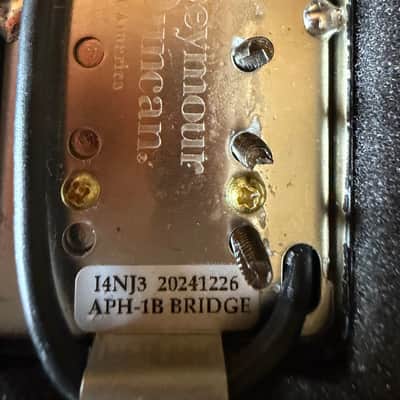 Seymour Duncan APH-1s Alnico II Pro HB Humbucker Set 2010s - Black image 3