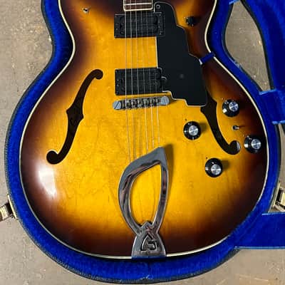 1978 Guild Starfire IV Sunburst, heavily modded, w/ original case in Very Good Condition! image 11