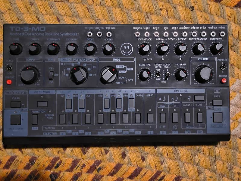 Behringer TD-3-MO Modded Out Analog Bass Synthesizer 2022 - Present - Amber image 1