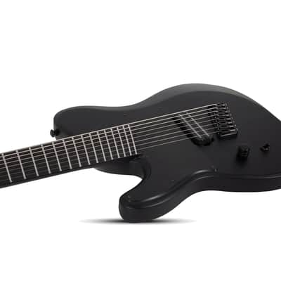 Schecter PT8MS Black Ops Lefty - Satin Black Open Pore image 6