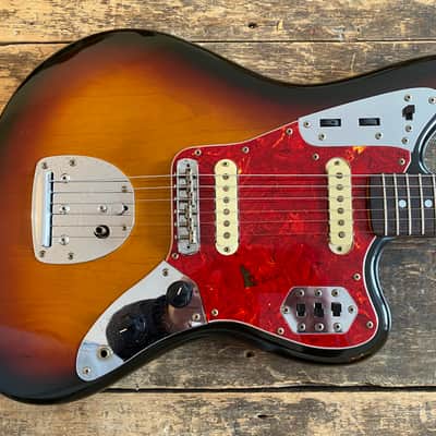 Fender Japan 1995 Jaguar Grunge-Era '66 Reissue MIJ FujiGen Three Tone Sunburst MIJ image 8