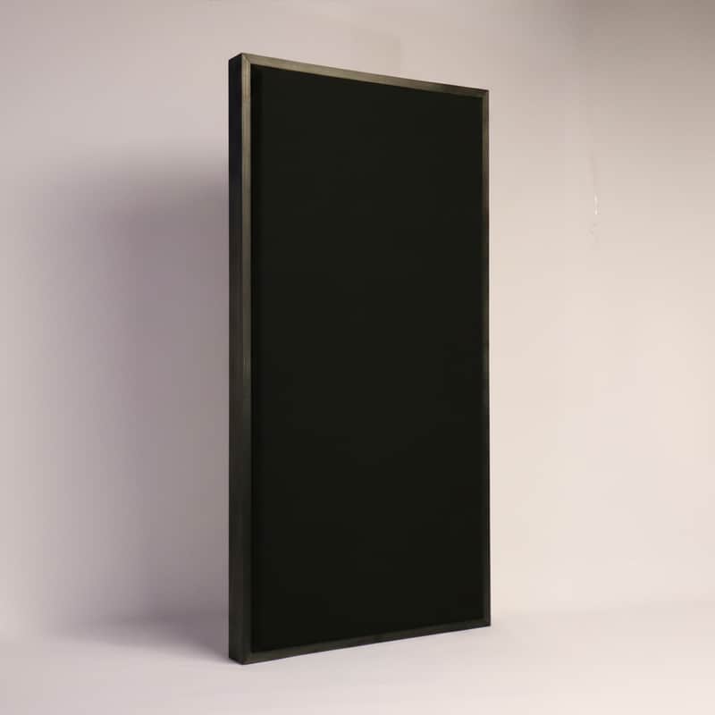 Custom Framed Acoustic Wall Panel | Black Fabric & Black Wood Frame | Furniture-Quality Sound Absorbing Panel | Recording Studio, Home Studio, Mixing Room, Podcast Studio, Home Theater, Listening Room, Office & Vocal Booth | Made in USA image 1