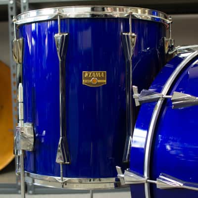 1980s Tama Artstar II Jewel Blue Drum Kit image 2