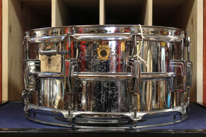 1960s Ludwig LM402 6.5x14 Supraphonic Snare Drum image 1