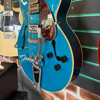 Gretsch G2420T Streamliner Riviera Blue Semi-Hollow 2020 Guitar image 4