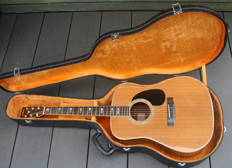 1975 Yairi YW-600 Dreadnought Guitar New Jacaranda Natural+Vintage Hard Case Bargain! image 1