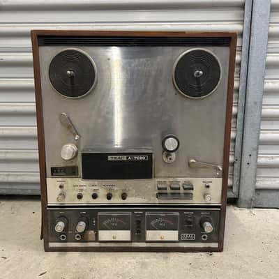 TEAC A-7030 7.5/15ips 1/4” Two-Track Reel to Reel Recording Deck FOR PARTS OR RESTORATION image 1