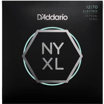 D'Addario NYXL12-70PS Pedal Steel 12-70 C-6th, Carbon Steel - Strings image 1