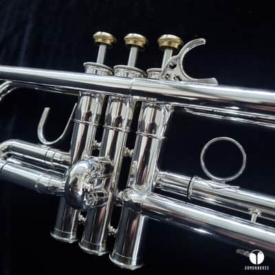 Large bore Courtois Paris PRESTIGE 301 C key trumpet case mouthpiece gamonbrass image 6
