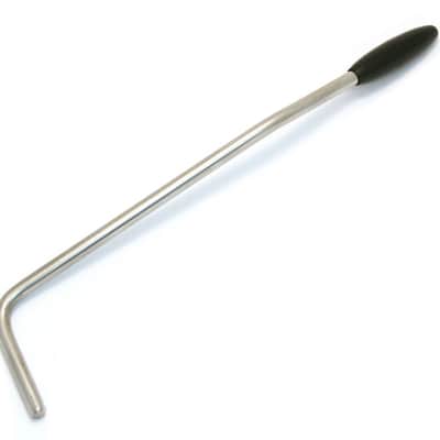 4V-ARM-187-C Hipshot Guitar Chrome Tremolo Arm with Black Tip