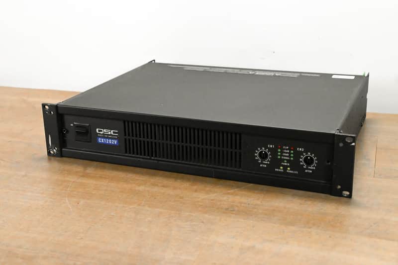 QSC CX1202V 1200W 70V 2-Channel Power Amplifier CG011ZZ image 1