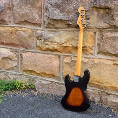 1969 Fender Jazz Bass - Refin Sunburst - w/OHSC image 6