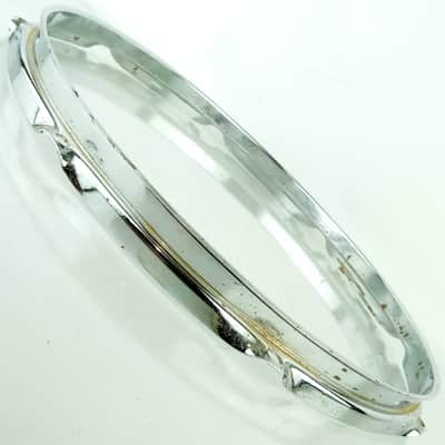 Ludwig 14"8-Lug 60s-70s 1.6mm Batter Snare/Floor Tom Drum Rim/Hoop Triple Flange image 3