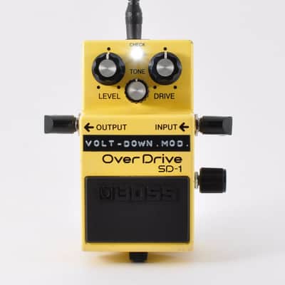 Boss SD-1 Modified Volt-Down 2.5-7.5V Fuzz Sound Super Overdrive Made In Taiwan 2003 Used From Japan #QR11954 image 6