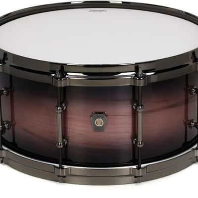 Ludwig Classic Maple Exotic Snare Drum - 6.5 inches x 14 inches  Amethyst Burst image 2
