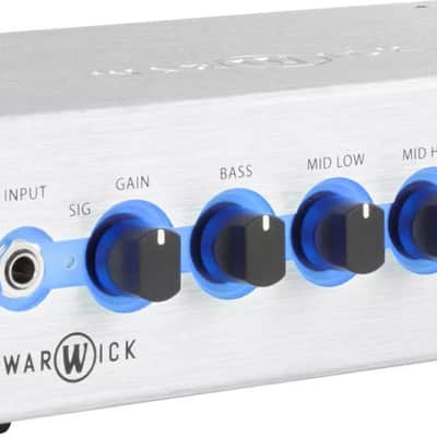 Warwick Gnome i Pro Bass Amplifier Head, 600W, Silver image 2