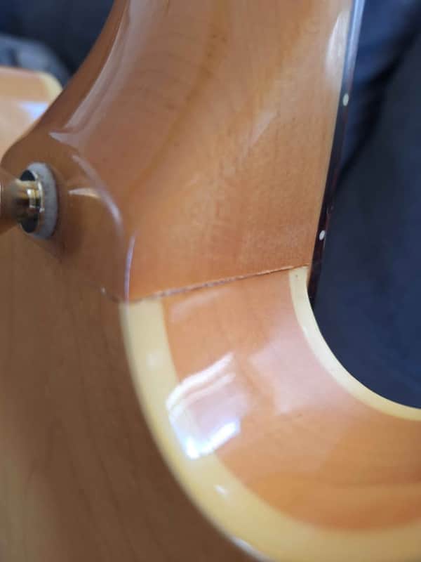 Epiphone Dot Deluxe (Plus Top) 2000 - 2007 - Natural image 1