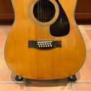 Yamaha FG-512 12-String Jumbo Dreadnought 1976 - Natural - OEM Hard Case