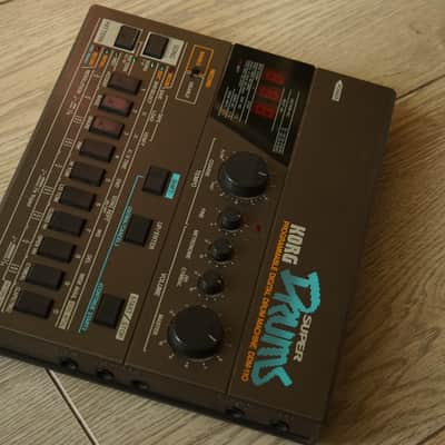 Korg DDM-110 Super Drums Drum Machine 1985 - Black image 3