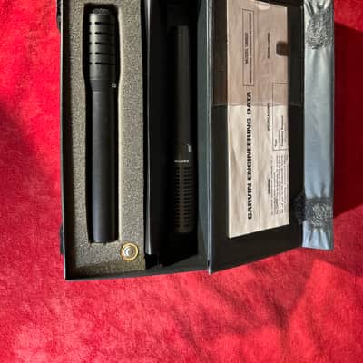 (2) Carvin CM90E Condenser Microphones 2000s - Black image 3
