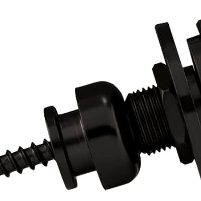FENDER Infinity Strap Locks Black (Paar) Gitarrengurt-Wechsel- und Sicherungssystem image 3
