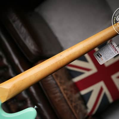Vintage VJ74 Reissued Bass Ventura Green Matching Colour Headstock image 5