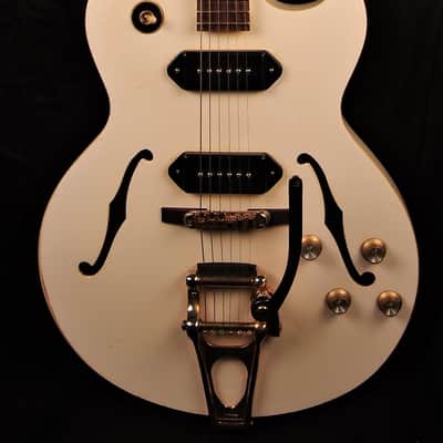 Epiphone ES 125 George Thorogood 2022 soft aged / aged white image 1