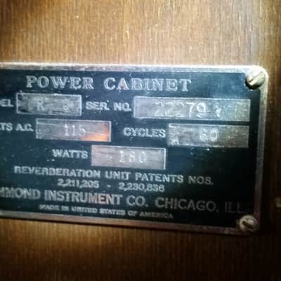 Hammond Power Cabinet DR-20 1948? American Walnut image 2