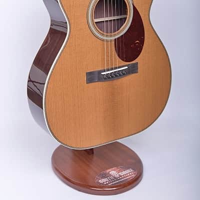 Huss and Dalton TOM-R Custom 2021 Natural, Thermo Cured Red Spruce & Indian RW (Authorized Dealer) image 4