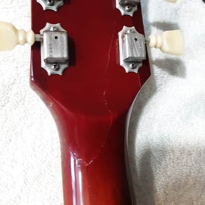 Gibson Les Paul Deluxe 1972 cherry sunburst image 4