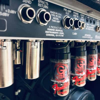 1998 Fender ‘94 Twin Amp “Evil Twin”, 2 Channel 100-Watt 2x12" Combo image 12