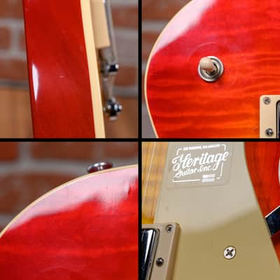 Heritage Standard H-150 Curly Maple Top Vintage Cherry Sunburst 2021 w/OHSC image 15
