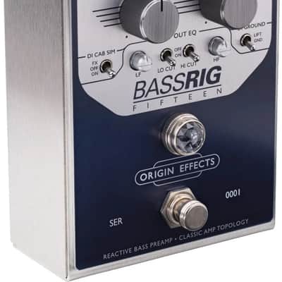 Origin Effects BASSRIG Fifteen Amp Simulator/DI Bass Effects Pedal image 3