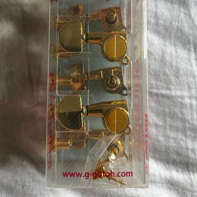Gotoh SH381-MG 3+3 locking tuners Gold image 1